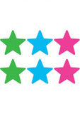 Peekaboos Pasties Neon Star 3 Pack Assorted Colors