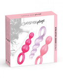 Satisfyer Plugs 3 Set Assorted Color Butt Plugs