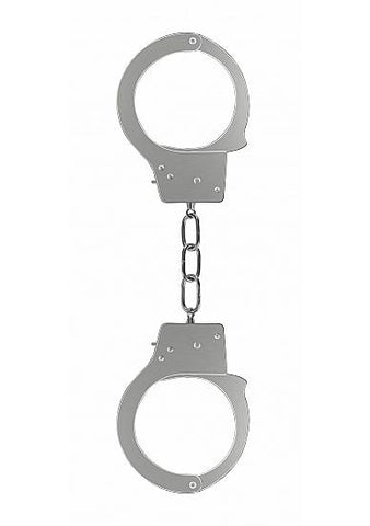 Ouch Beginners Handcuffs Metal Silver