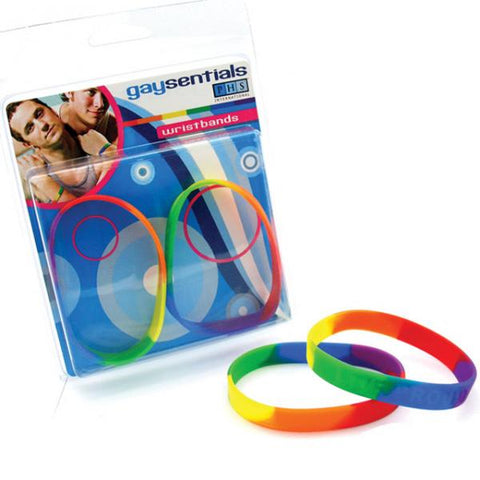 Gaysentials Rainbow Bracelet Set Silicone