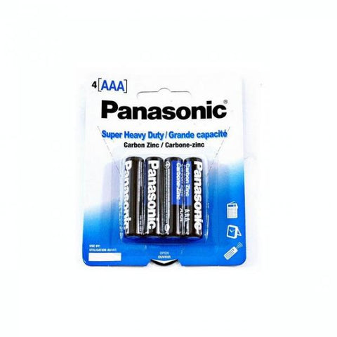 Panasonic Super Heavy Duty Battery AAA 4 Pack