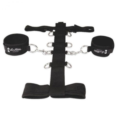 Lux Fetish 3pc Adjustable Neck & Wrist Restraint Set