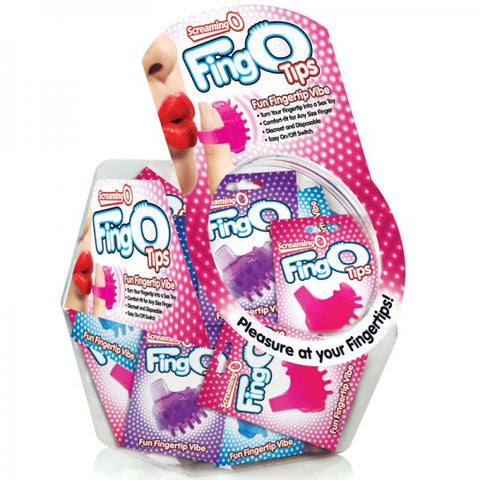 Screaming O Fingo Tips Assorted Colors 36 Piece Bowl