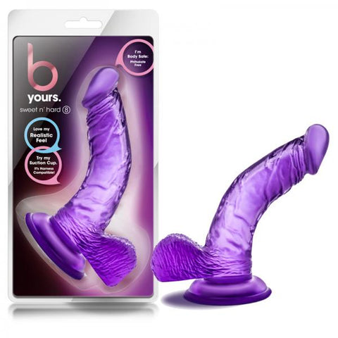 Sweet & Hard 8 Purple Realistic Dildo