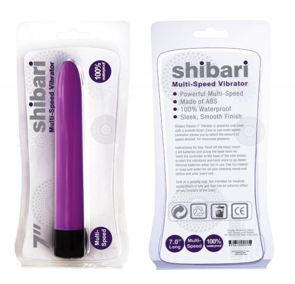 Shibari 7 Multi Speed Vibrator Pink "