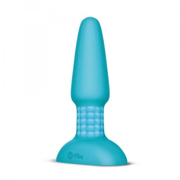 B Vibe Rimming Plug Teal Blue