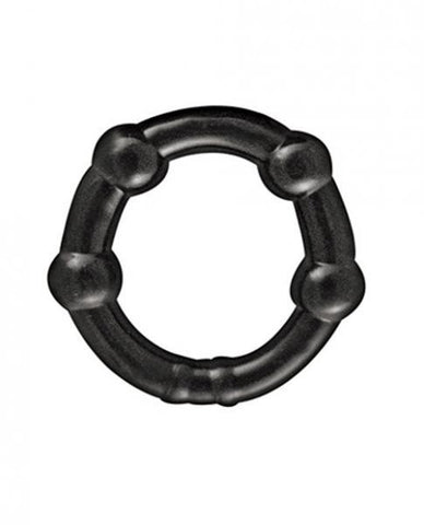 My Ten Erection Rings Beaded Comfort Rings Black