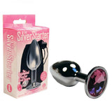 Bejeweled Starter Stainless Steel Plug Pink Jewel