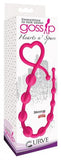 Gossip Hearts & Spurs Anal Beads Magenta Pink