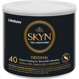 Lifestyles Skyn Non-Latex Condoms Bowl Of 40