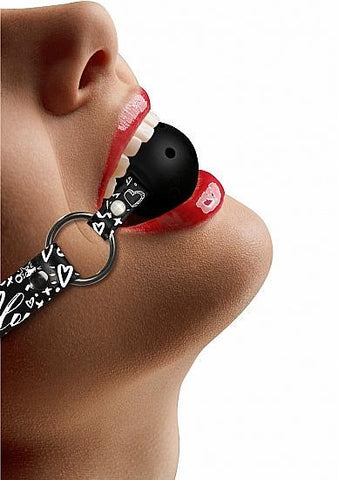 Love Street Art Fashion Breathable Ball Gag