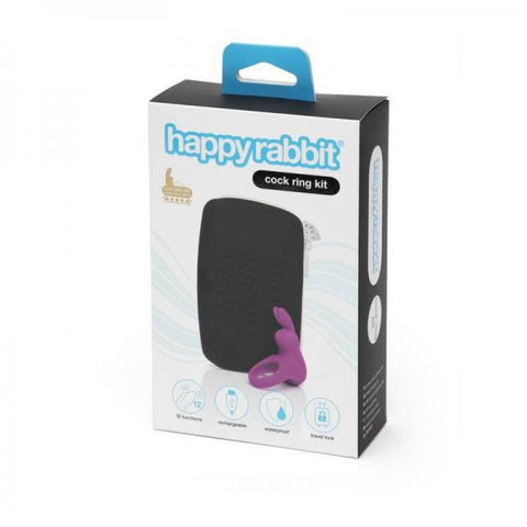 Happy Rabbit Cock Ring Kit 2pc Black