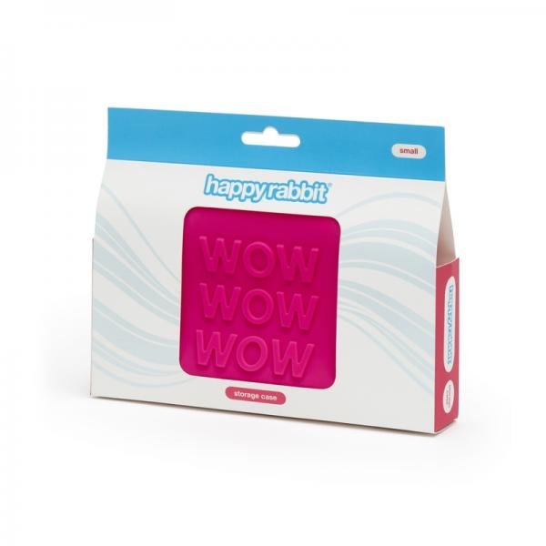 Happy Rabbit WOW Small Pink Zip Storage Bag