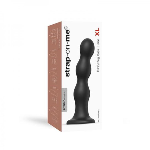 Strap-on-me Dildo Plug Balls Xl Black