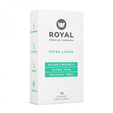 Royal Condom Extra Large Vegan Condoms 10-pack