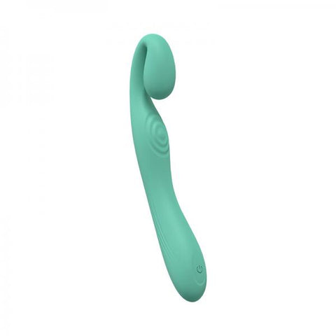 Loveline Obsession 10 Speed Dual Motor Vibe Sealed Silicone Rechargeable Submersible Green