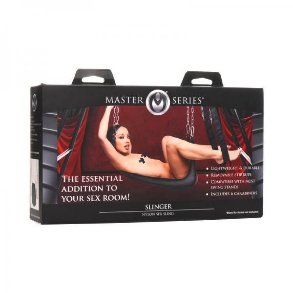 Ms Slinger Nylon Sex Sling Black