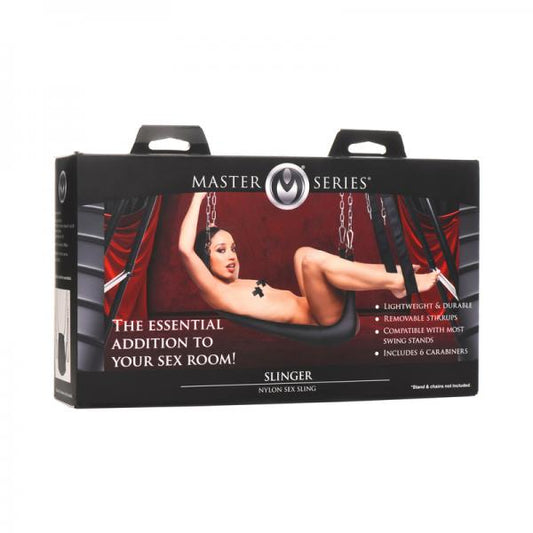 Ms Slinger Nylon Sex Sling Black