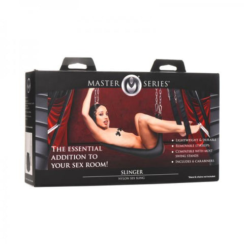 Ms Slinger Nylon Sex Sling Black