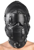 Total Lockdown Leather Hood Black Small/Medium