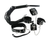 Strict 7 Piece Bondage Adventure Set Black