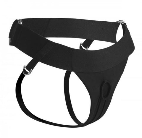 Strap U Avalon Jock Style Harness Black O/S