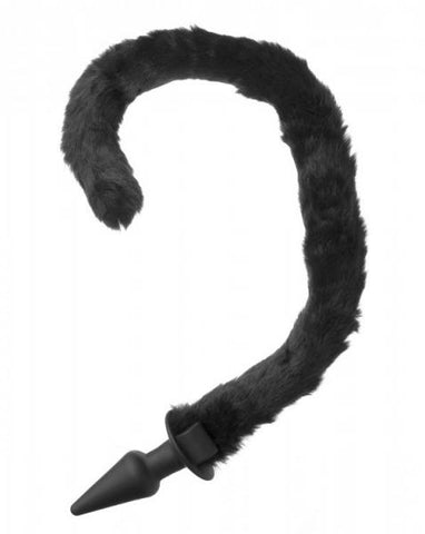 Bad Kitty Silicone Cat Tail Anal Plug Black