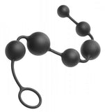 Serpent 6 Silicone Beads Of Pleasure Black