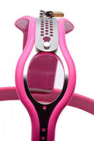 Pink Stainless Steel Adjustable Female Chastity Belt