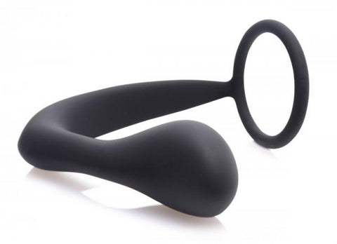 Prostatic Play Stimulator W/ Cock & Ball Strap