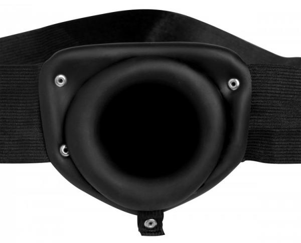 Pumper Hollow Inflatable Strap On Black