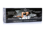 Obedience Extreme Sex Bench With Restraint Straps Black