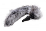 Tailz Grey Wolf Tail Anal Plug And Ears Set