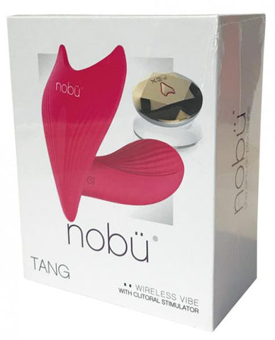 Nobu Tang Wireless Vibe with Clitoral Stimulator Pink