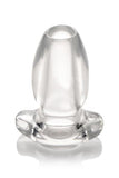 Peephole Clear Hollow Anal Plug Small