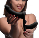 Strap U Double Take Double Penetration Strap On Black