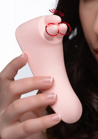 Vibrassage Fondle Vibrating Clitoris Massager Pink