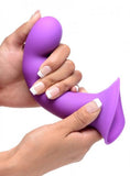 Squeeze-It Silexpan Phallic Dildo Purple