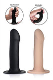 Squeeze-It Silexpan Phallic Dildo Black