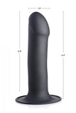 Squeeze-It Silexpan Phallic Dildo Black