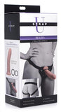 Strap U Brazen 8in Silicone Dildo W/ Harness