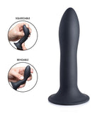 Squeeze-it Slender Dildo Black