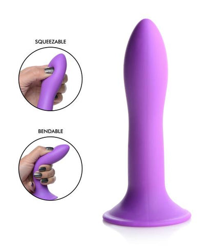 Squeeze-it Slender Dildo Purple