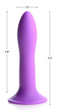 Squeeze-it Slender Dildo Purple