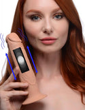 7x Remote Control Vibrating And Thumping Dildo - Medium