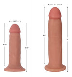 Jock Bareskin 8in Vanilla Dildo