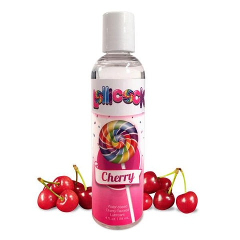 Lollicock Water Base Lube Cherry 4oz