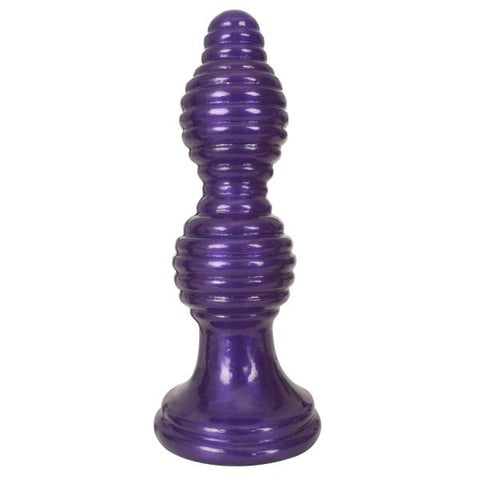 The Queen Ribbed Anal Plug â€“ Purple