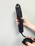 Inflatable Dildo 11 inches Black