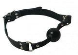 Black Silicone Ball Gag